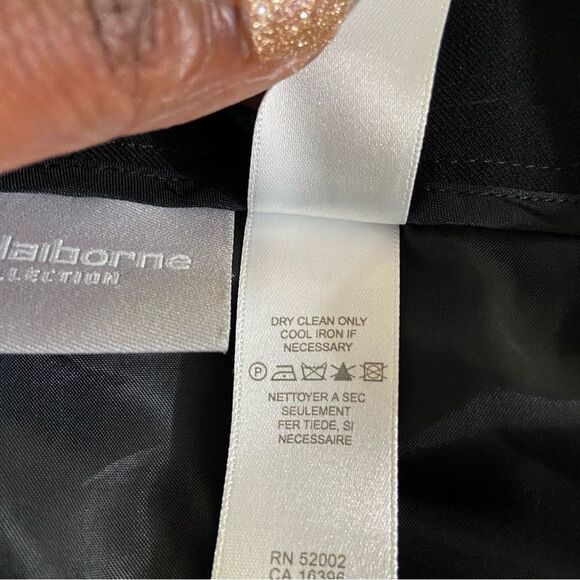 Liz Claiborne Black Maxi Wrap Skirt size 12 Capsule Wardrobe Classic Minimalist - Picture 7 of 10